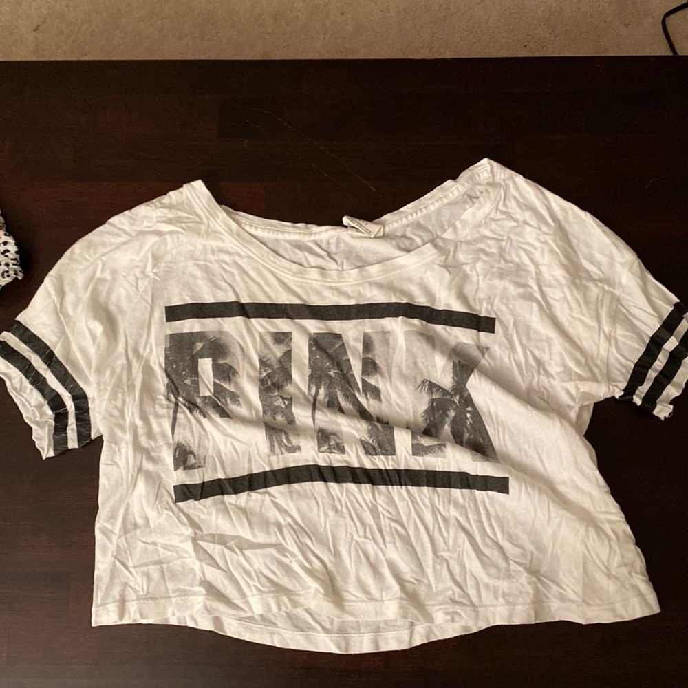 VS pink crop top